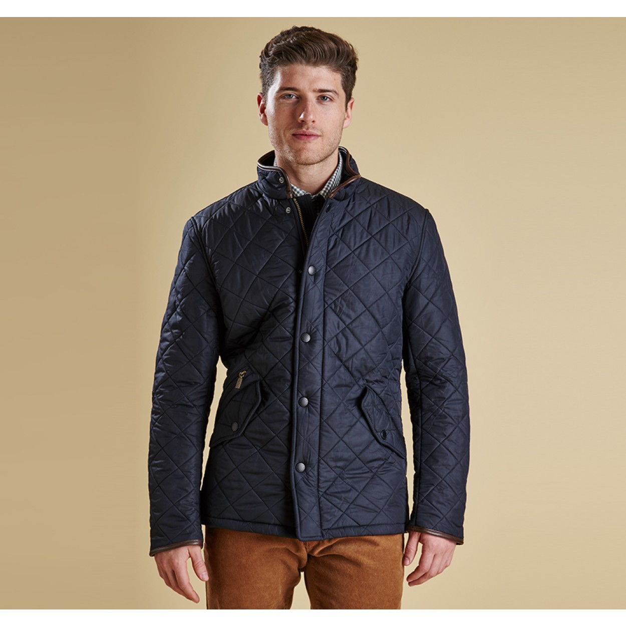 Barbour Powell Jacket Navy - Equestrian World
