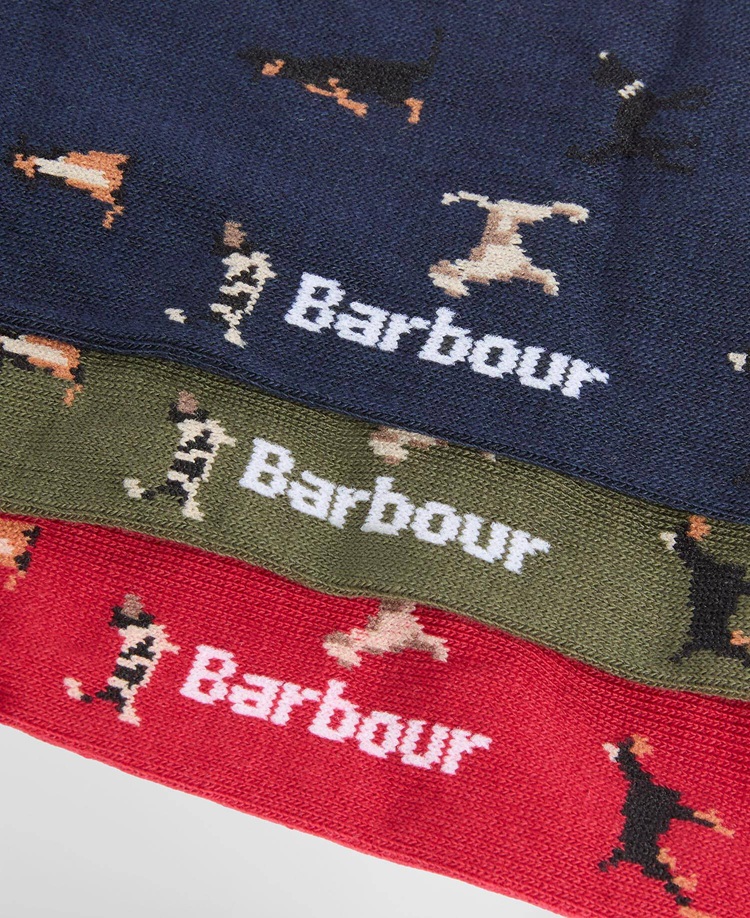 Barbour Dog Sock Gift Set