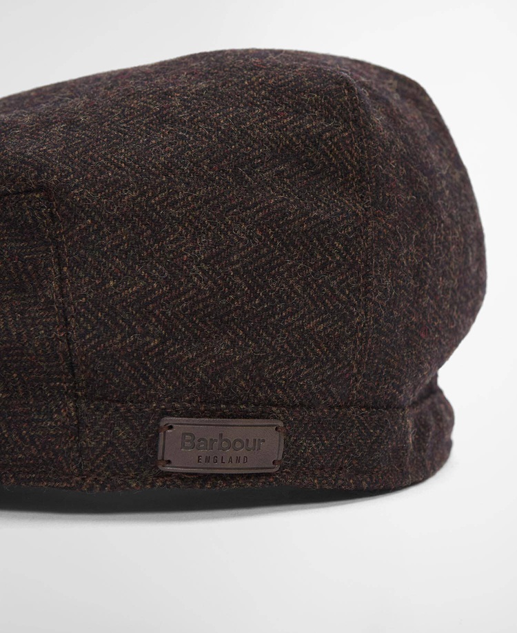 Barbour Barlow Flat Cap Brown