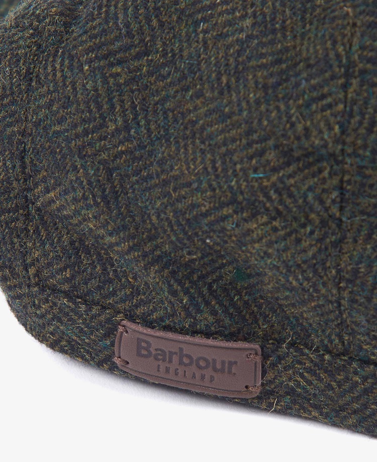 Barbour Barlow Flat Cap Olive