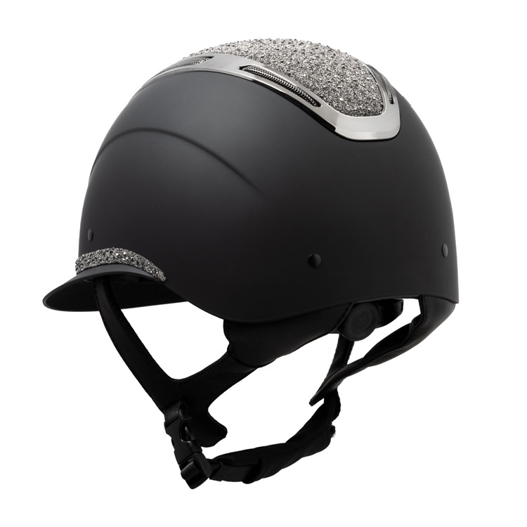 Equestro Women Apocalypse Helmet Matt with Diamonds