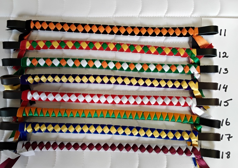 Browbands Irish Pony Club Colours