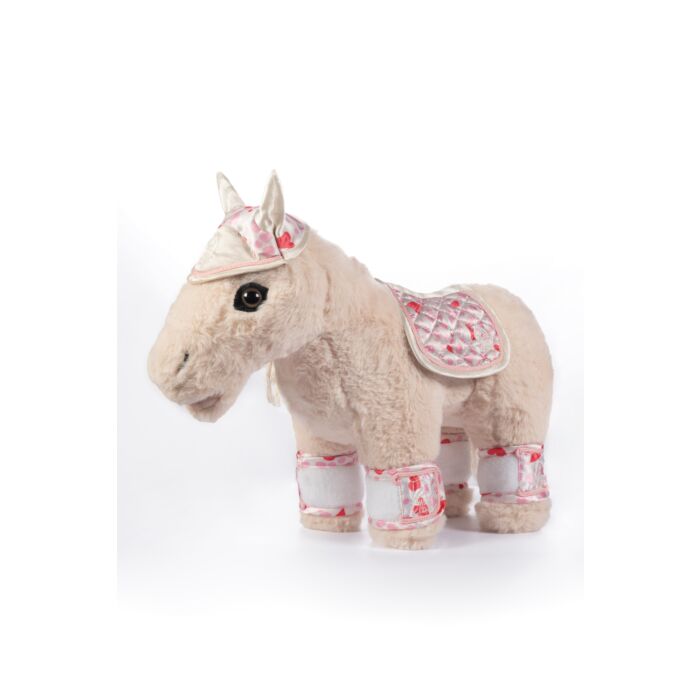 Cuddle Pony Tournament Set White/Pink Print