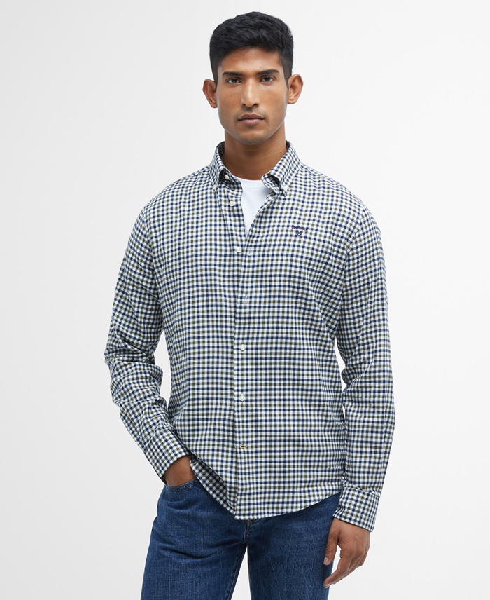Barbour Finkle Tailored Gingham Shirt Mens