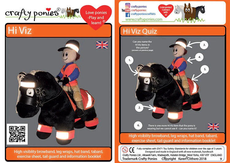 Crafty Ponies Hi Viz Set Orange