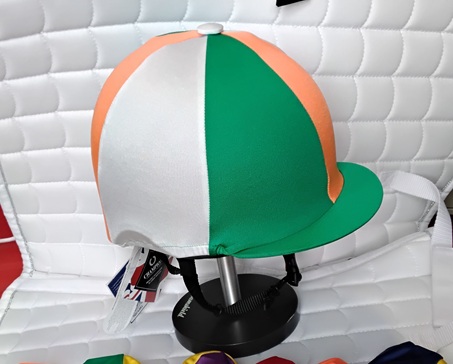 Helmet Covers Irish Pony Club Colours
