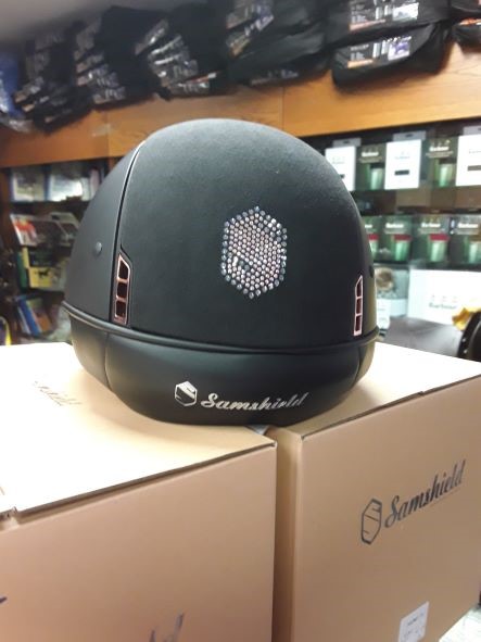 Samshield Black Matt Trim Helmet