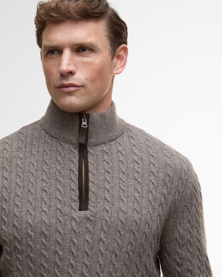 Barbour Ramsden Half Zip Knitted Jumper
