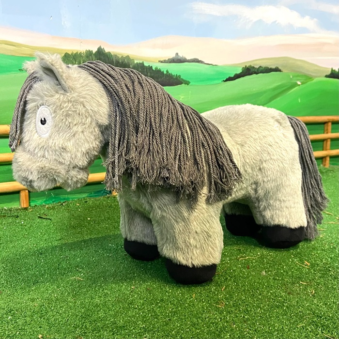 Crafty Ponies Soft Pony Toy - Roan Grey
