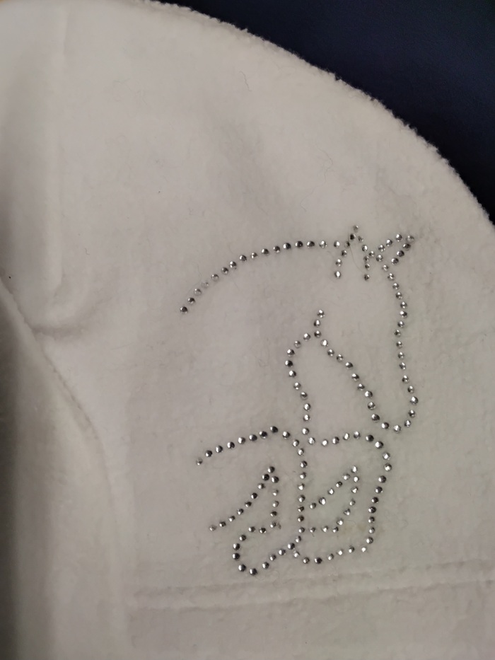 Cavalliera Fleece Cap with Equine Dots