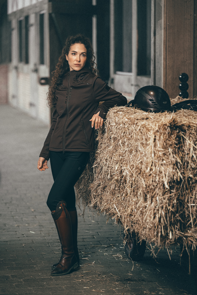Pikeur Ladies Techvelvet Fleece Jacket Black